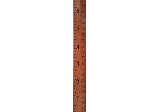 N397 HOW TALL ARE YOU WOODEN EFFECT OLD FASHION SCHOOL RULER 3
