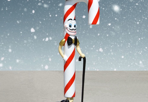 1590 FUNNY 6 FOOT CHRISTMAS CANDY CANE