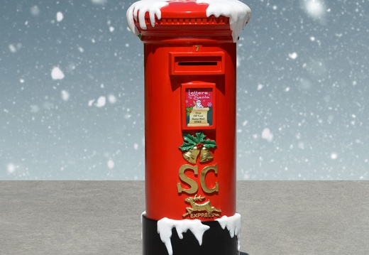 1603 3 FOOT FATHER CHRISTMAS LETTER BOX 2