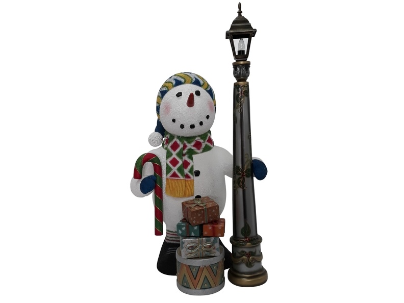 1634_CHRISTMAS_SNOWMAN_STATUE_LAMPOST_WITH_CANDY_CANE_1.JPG