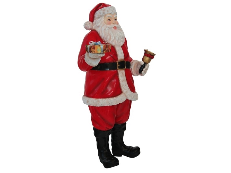 8703F_FATHER_CHRISTMAS_LIFE_LIKE_STATUE_WITH_GIFTS_BELL_3.JPG
