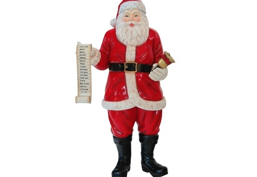 903 LIFE SIZE FATHER CHRISTMAS WITH BELL GIFT LIST 1