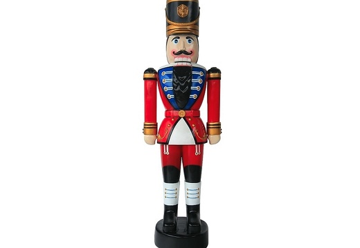 923 CHRISTMAS RED SOLDIER NUTCRACKER 6 5 FOOT 1