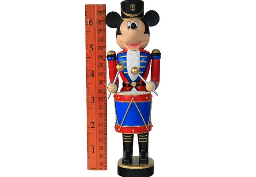 928 MOUSE NUTCRACKER SOLDIER HOW TALL ARE YOU RULER 6 5 FOOT 1