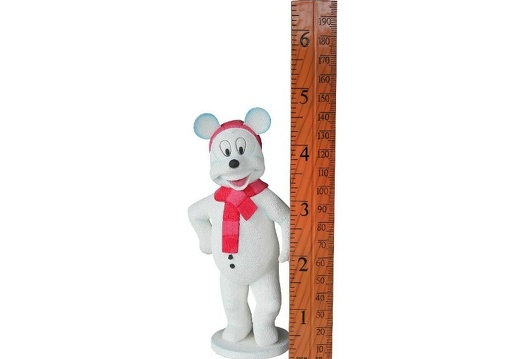 946 CHILD MOUSE SNOWMAN HOW TALL ARE YOU RULER 1