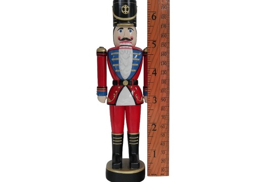 952 CHRISTMAS NUT CRACKER SOLIDER HOW TALL ARE YOU RULER 1
