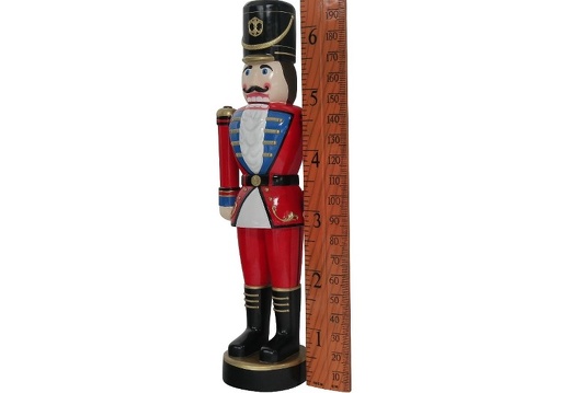 952 CHRISTMAS NUT CRACKER SOLIDER HOW TALL ARE YOU RULER 3