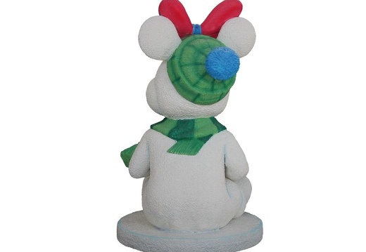 953 FUNNY BABY MOUSE SNOWMAN CHRISTMAS STATUES 3