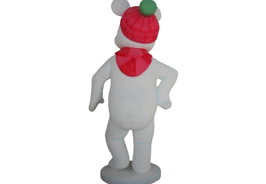 956 FUNNY CHILD MOUSE SNOWMAN CHRISTMAS STATUES 3