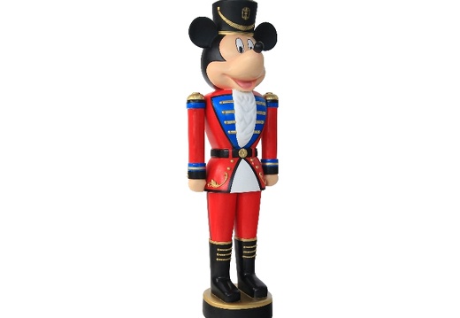 B0253 4 FOOT FUNNY MOUSE CHRISTMAS SOLDIER NUTCRACKER STATUE 2