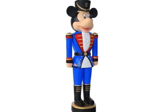 B0255  4 FOOT FUNNY MOUSE CHRISTMAS SOLDIER NUTCRACKER STATUE 2