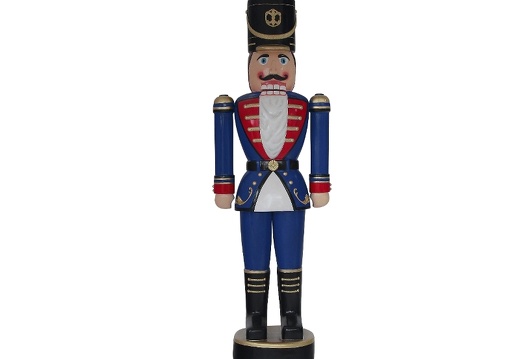 N192 NUTCRACKER CHRISTMAS TOY SOLDIER 6 5 FOOT BLUE RED 1