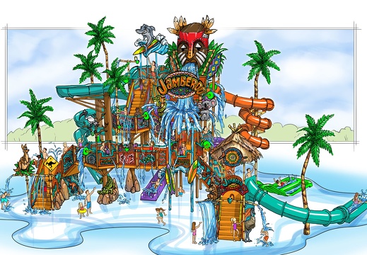 CONDRA5 CONCEPTUAL DRAWINGS RENDERS PLANS FOR WATER PARK THEME PARK PROJECTS 3D CUSTOM THEMING