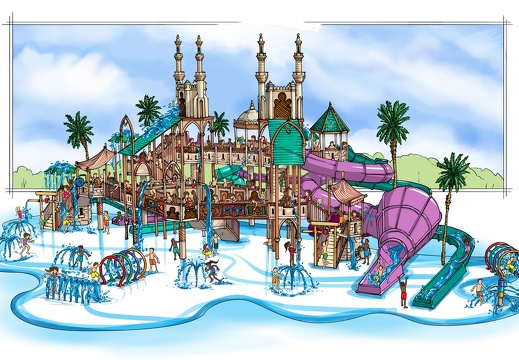 CONDRA8 CONCEPTUAL DRAWINGS RENDERS PLANS FOR WATER PARK THEME PARK PROJECTS 3D CUSTOM THEMING