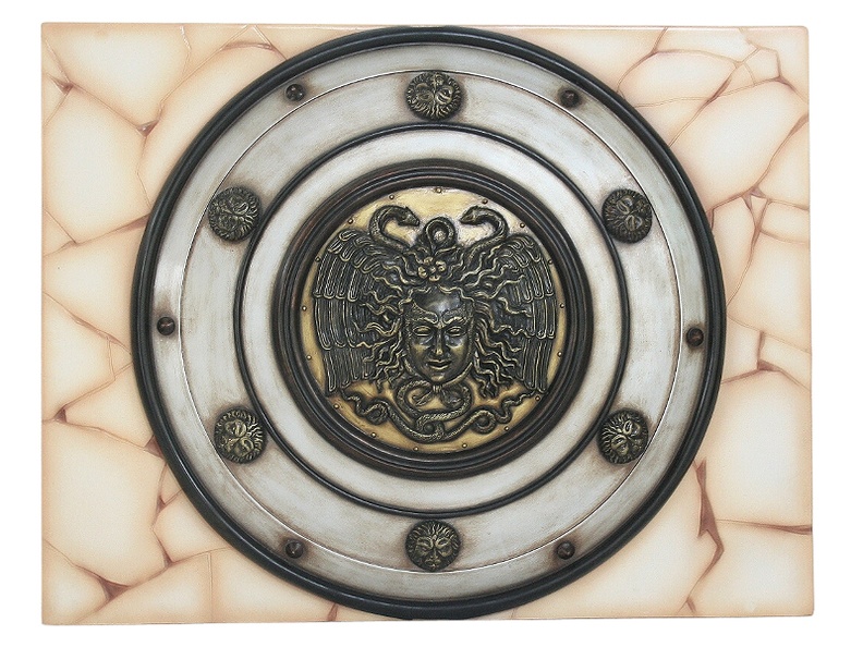 JBMS014_ANCIENT_MEDIEVAL_SHIELDS_ON_MARBLE_EFFECT_STONE.JPG