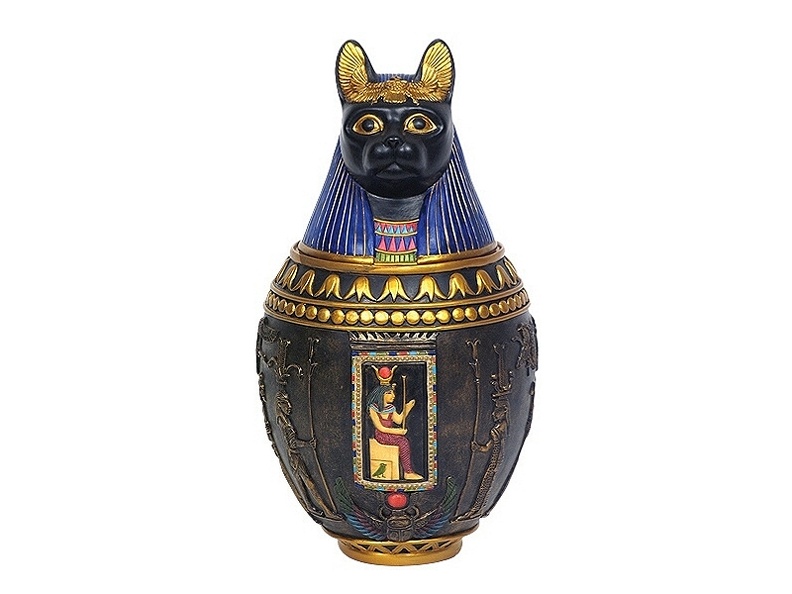 JJ1266_EGYPTIAN_TOMB_CAT_VASE_WITH_OPENING_TOP.JPG