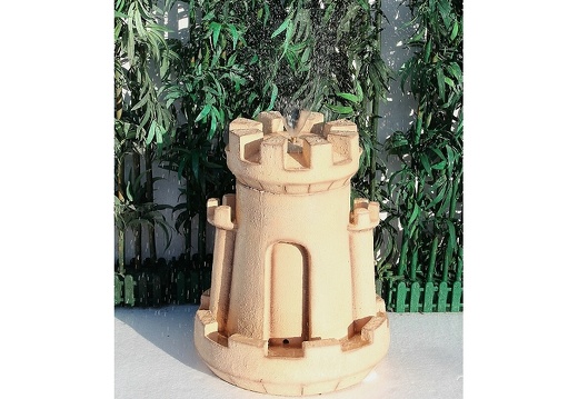 352 SAND CASTLE FULLY FUNCTIONAL WATER FOUNTAIN 1
