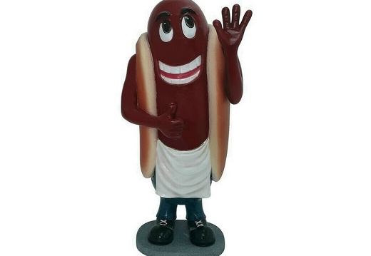 1626 FUNNY HOT DOG 3D ADVERTISING SIGN STATUE 1
