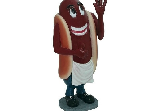 1626 FUNNY HOT DOG 3D ADVERTISING SIGN STATUE 2