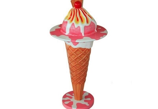B0698 3D LIFE SIZE FIBERGLASS REPLICA ICE CREAM SHOP TABLE ANY SIZE AVAILABLE 2