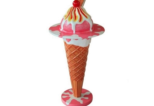 B0698 3D LIFE SIZE FIBERGLASS REPLICA ICE CREAM SHOP TABLE ANY SIZE AVAILABLE 4