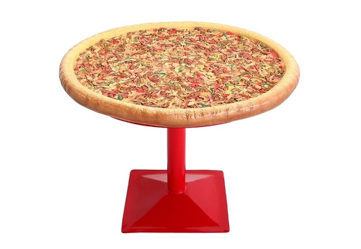 JBTH056 DELICIOUS LOOKING PIZZA TABLE REMOVABLE PERSEPEX TOP COVER 2