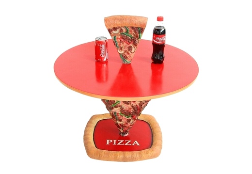 JBTH114A DELICIOUS LOOKING 3 SIDED PIZZA TABLE 2