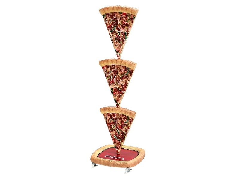 JBTH115_DELICIOUS_PIZZA_SLICES_ADVERTISING_DISPLAY_ALL_PIZZAS_ROTATE_INDIVIDUALLY_LOCKABLE_CASTERS_DOUBLE_SIDED.JPG