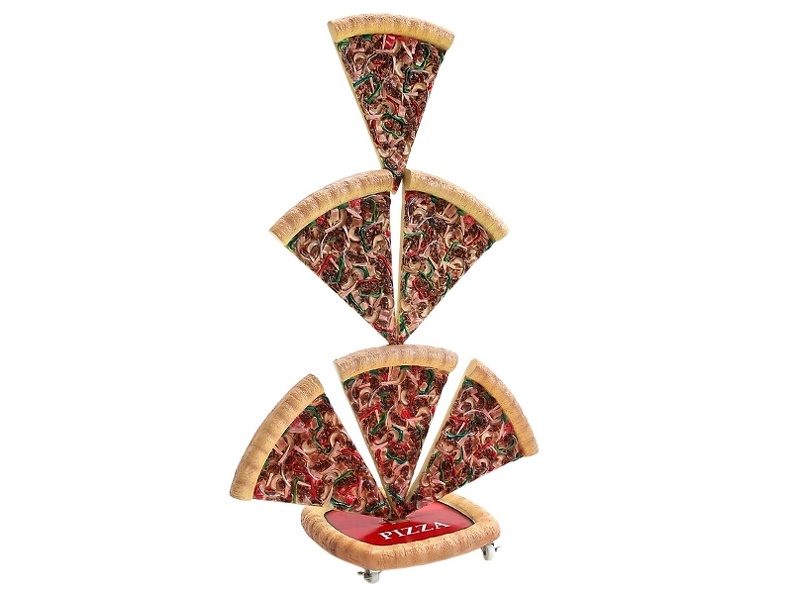 JBTH127_DELICIOUS_PIZZA_SLICES_ADVERTISING_DISPLAY_LOCKABLE_CASTERS_ON_BASE_DOUBLE_SIDED.JPG