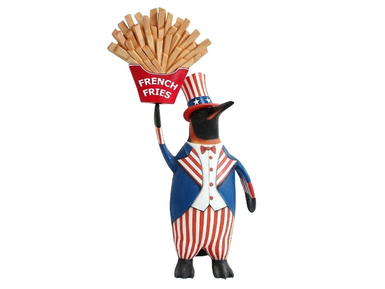 JBTH158_USA_UNCLE_SAM_PENGUIN_WITH_DELICIOUS_LOOKING_FRENCH_FRIES.JPG