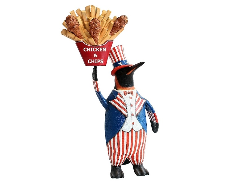 JBTH159_USA_UNCLE_SAM_PENGUIN_DELICIOUS_LOOKING_FRIED_CHICKEN_CHIPS.JPG