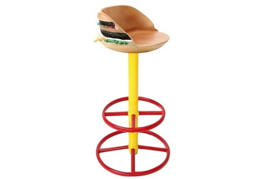 JBTH248C DELICIOUS LOOKING CHEESE BURGER COUNTER TOP CHAIR 1