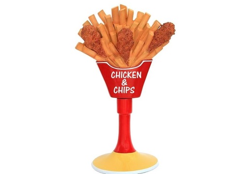 JBTH257A DELICIOUS LOOKING CHICKEN CHIPS ADVERTISING DISPLAY 2