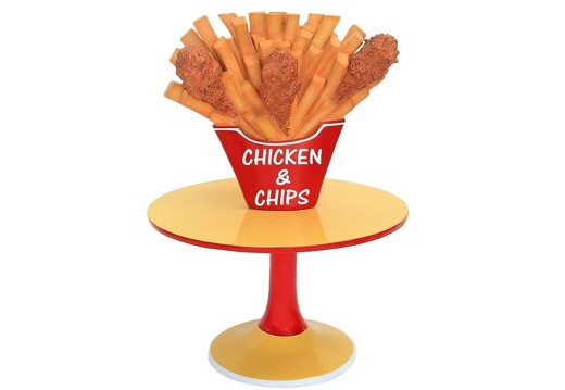 JBTH257C DELICIOUS LOOKING CHICKEN CHIPS TABLE SMALL 2