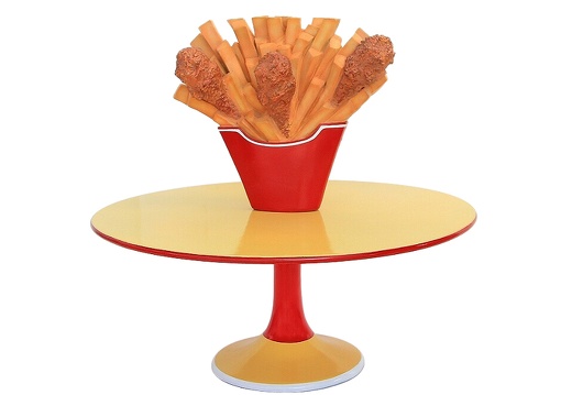 JBTH257D DELICIOUS LOOKING CHICKEN CHIPS TABLE LARGE 1