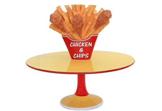 JBTH257D DELICIOUS LOOKING CHICKEN CHIPS TABLE LARGE 2