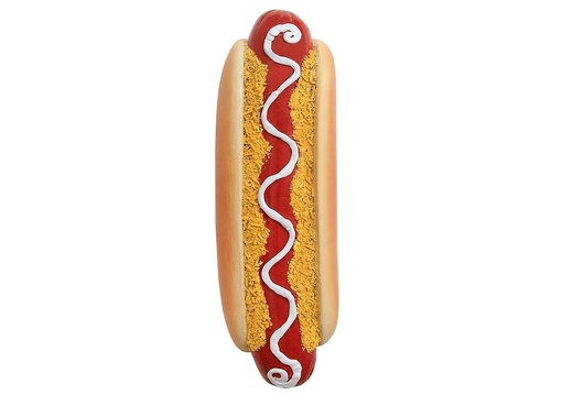 JBTH258B DELICIOUS LOOKING HOT DOG WALL MOUNTED
