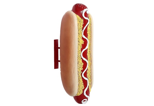 JBTH258 WALL MOUNTED DELICIOUS CHEESE HOT DOG ADVERTISING DISPLAY