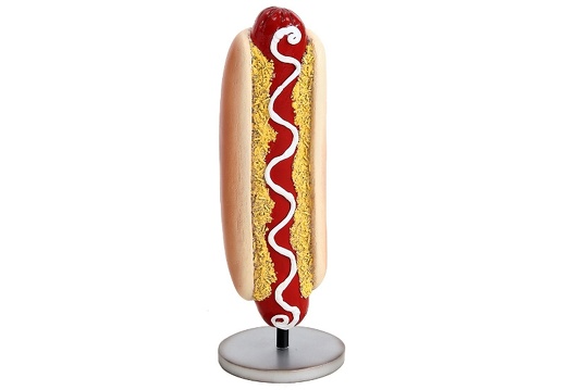 JBTH259 DELICIOUS CHEESE HOT DOG COUNTER TOP ADVERTISING DISPLAY