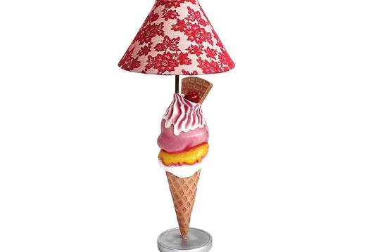 JBTH266 DELICIOUS ICE CREAM WITH WAFFLE CHERRY LAMP