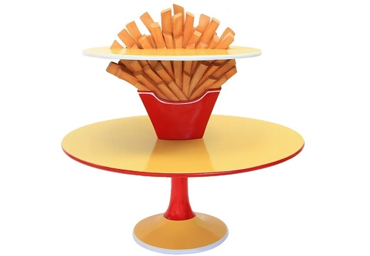 JBTH277C DELICIOUS LOOKING DOUBLE FRENCH FRIES CHIPS TABLE 1