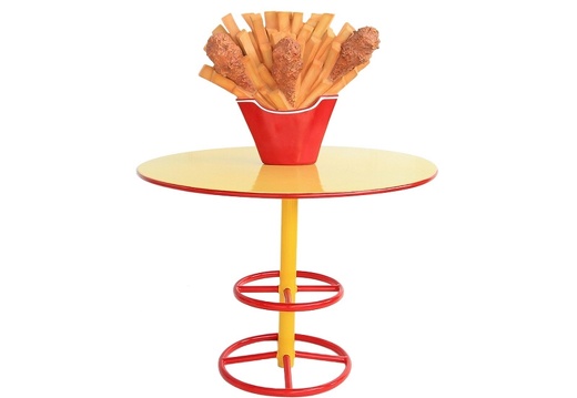 JBTH277F DELICIOUS LOOKING CHICKEN CHIPS FRENCH FRIES TABLE LARGE 1