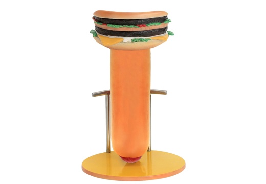 JBTH278B DELICIOUS LOOKING HOT DOG CHEESE BURGER CHAIR 3