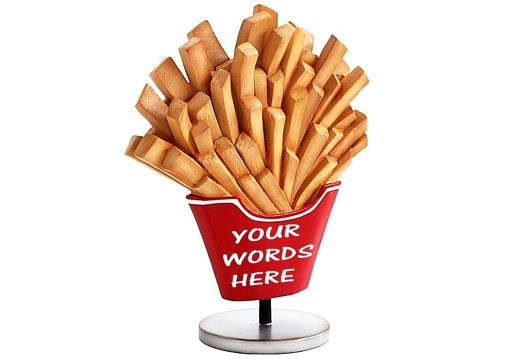 JBTH279 DELICIOUS LOOKING FRENCH FRIES CHIPS COUNTER TOP ADVERTISING DISPLAY 2