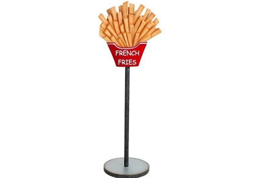 JBTH281 DELICIOUS FRENCH FRIES CHIPS ADVERTISING DISPLAY STAND NO BOARD 1