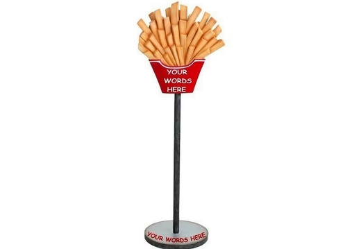 JBTH281 DELICIOUS FRENCH FRIES CHIPS ADVERTISING DISPLAY STAND NO BOARD 2