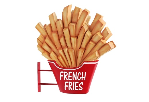 JBTH284 WALL MOUNTED DELICIOUS LOOKING FRENCH FRIES CHIPS ADVERTISING DISPLAY 1