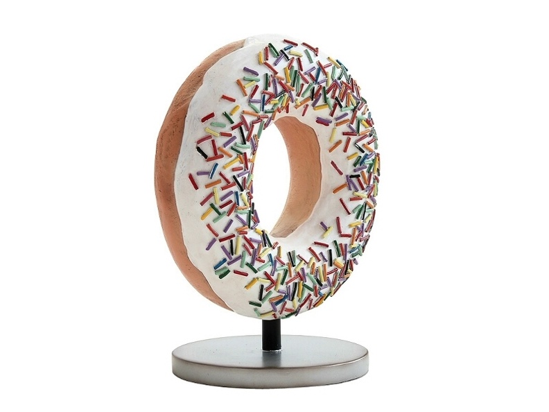JBTH299_DELICIOUS_LOOKING_WHITE_TOPPING_DOUGHNUT_COUNTER_TOP_ADVERTISING_DISPLAY.JPG