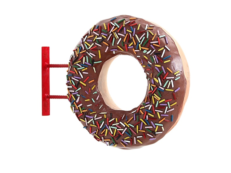 JBTH304_WALL_MOUNTED_DELICIOUS_LOOKING_LIGHT_BROWN_TOPPING_DOUGHNUT_WALL_MOUNTED_ADVERTISING_DISPLAY.JPG