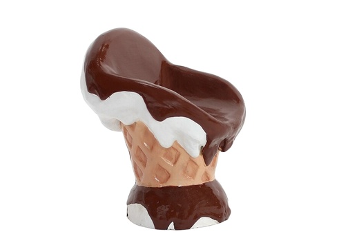 JBTH376A DELICIOUS LOOKING CHOCOLATE ICE CREAM CHAIR WITH BACKREST ALL FLAVORS AVAILABLE 1